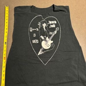 unisex vintage cut-off joan jett shirt